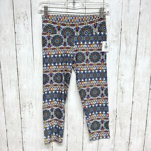 Sexy Basics 24/7 Anywear Pants Women Size Small Multicolor Printed Leggings NWT